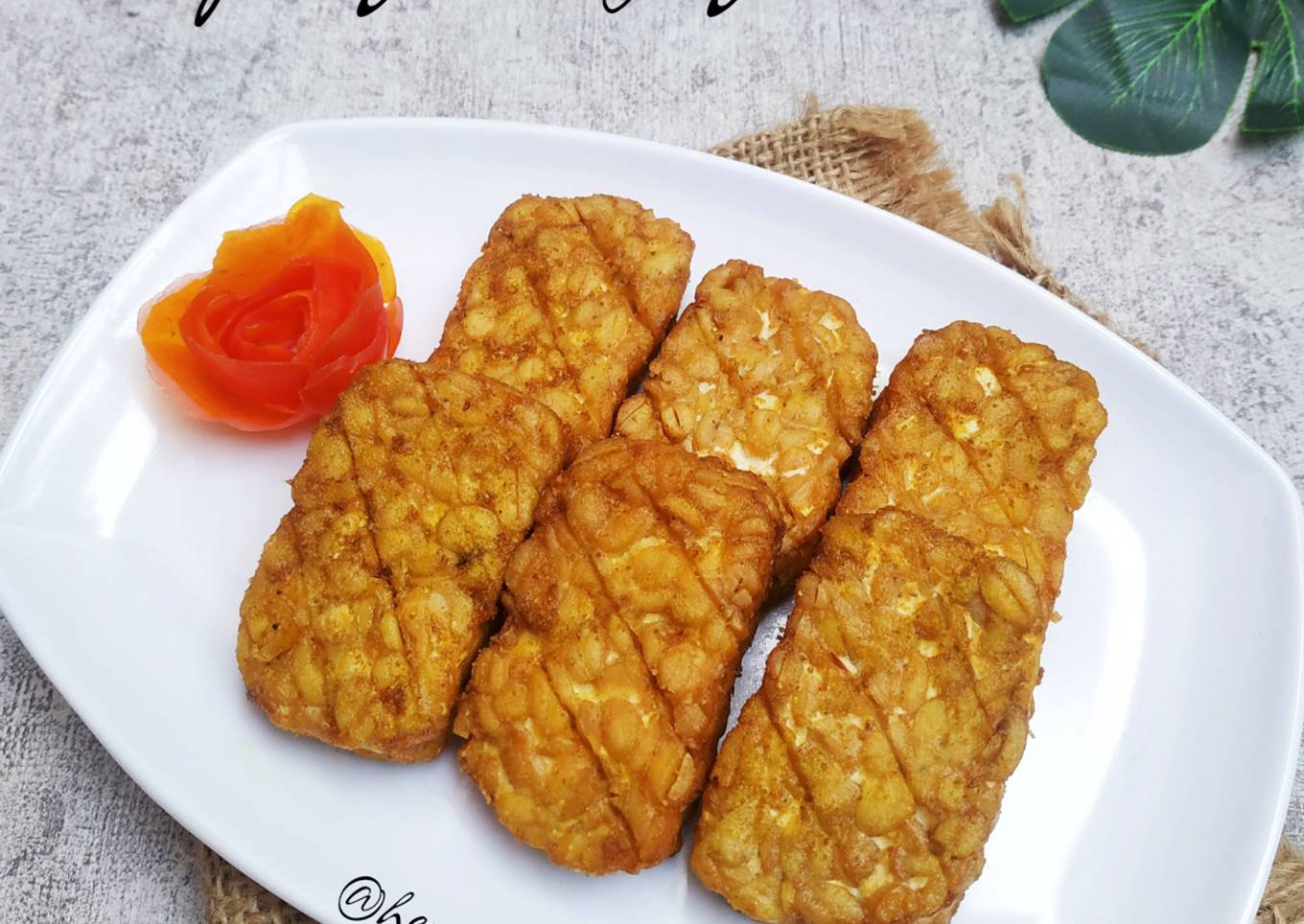 318. Tempe Goreng Garit