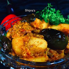 A picture of Punjabi Dahi ka baingan.