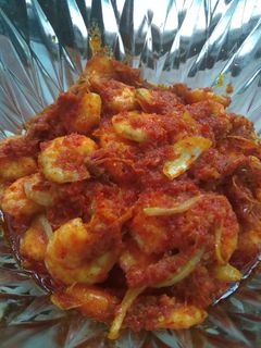 Foto resep Udang Balado pedes endesss