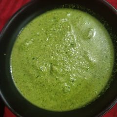 A picture of Bhujiya dhaniya ki chutney.