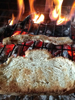 Una foto de Panceta fresca a fuego de leña