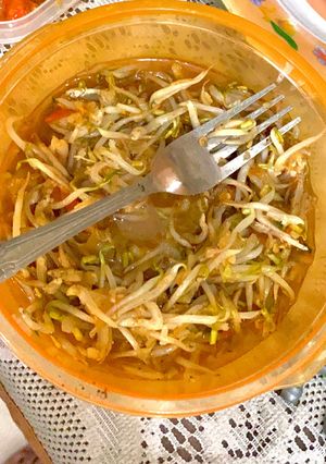 Foto resep Tauge teri ikan saus tiram