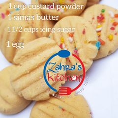 A picture of Custard cookies.