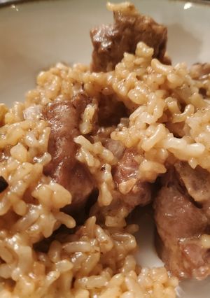A picture of Chinese Spare Ribs and Rice (Instant Pot).