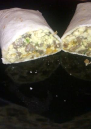 A picture of Breakfast burritos.