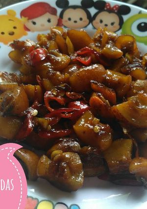 Foto resep Oseng Kikil Pedas Manis
