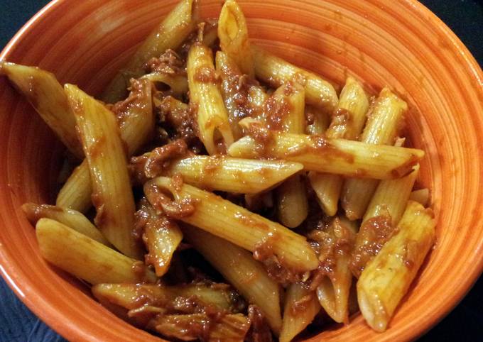 Simple Way to Make Homemade Pasta and tuna