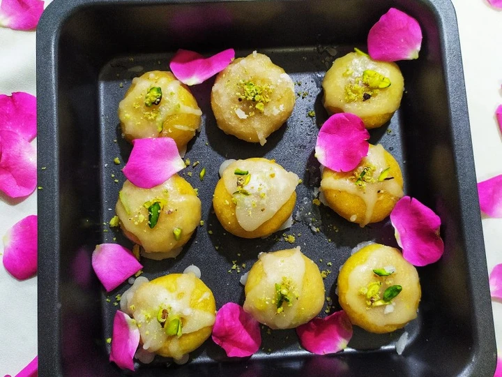 Easy Steps Prepare Recipes Sweet Satta Devda Sugar coated flaky pastry the Perfect Make You Drink.