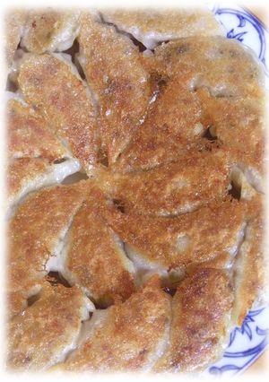 A picture of Juicy Cabbage Gyoza Dumplings (Lightly Seasoned).