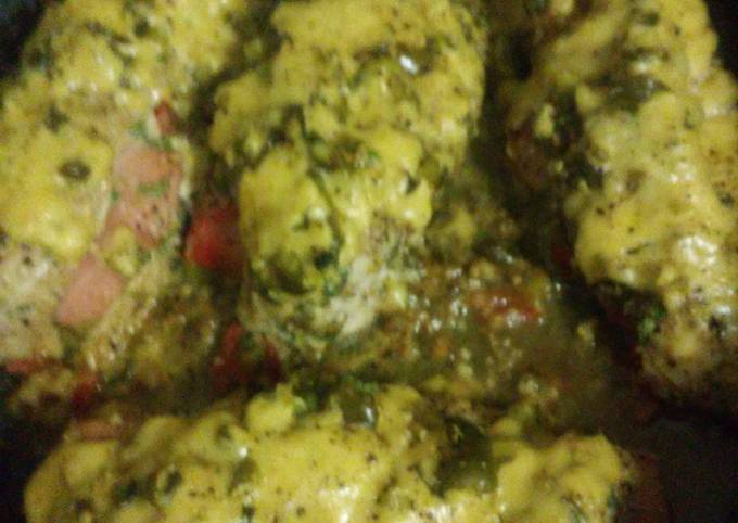 Cheesy Spicy Chicken with stuffing