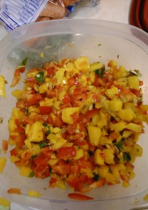 A picture of Mango Salsa.