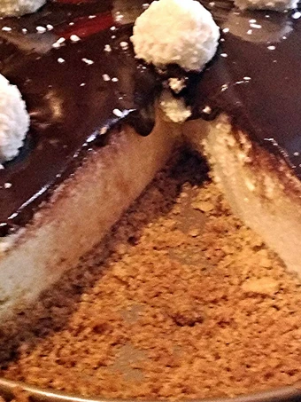 Easy Steps Prepare|Recipe} Coconut Cheesecake With Chocolate Ganache the Drool, Can Pamper Your Tongue