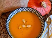 Une photo de potimarron crème