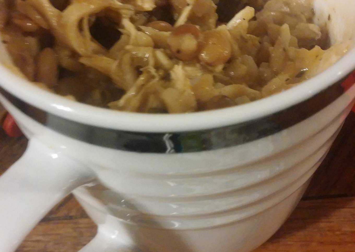 Chicken lentil surprise!