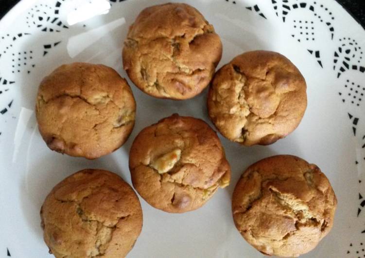 Recipe of Award-winning Banana Hazelnut Muffins