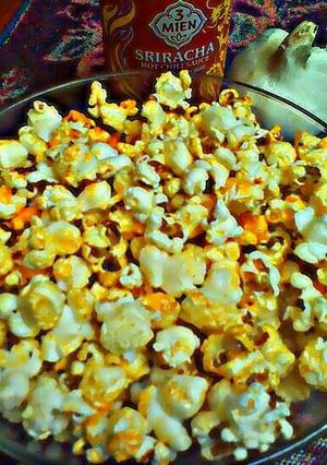 A picture of Sriracha Popcorn.