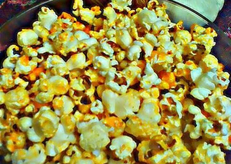 Recipe of Quick Sriracha Popcorn