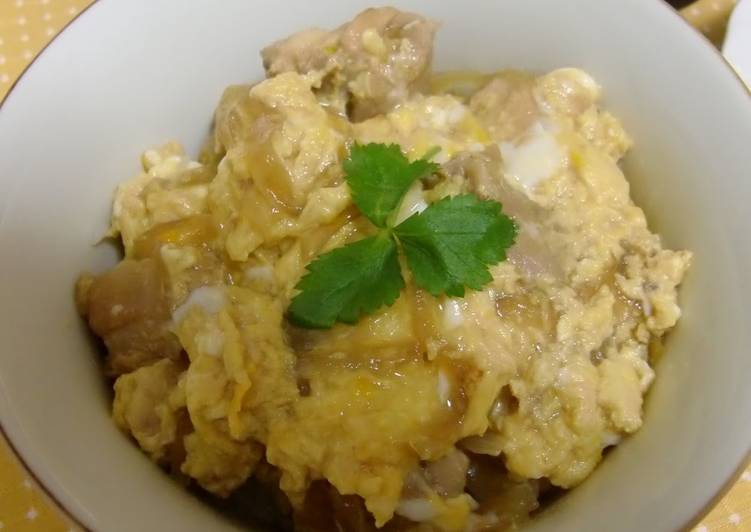 Foolproof Soft and Creamy Chicken and Egg Rice Bowl