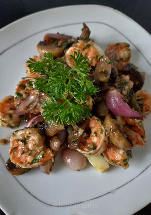 Foto resep Garlic Butter Prawn