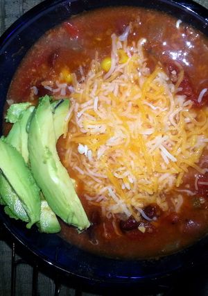 A picture of Ms.Courtney's texas chili.