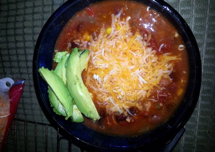 Guide to Make Ms.Courtney&#39;s texas chili in 13 Minutes at Home