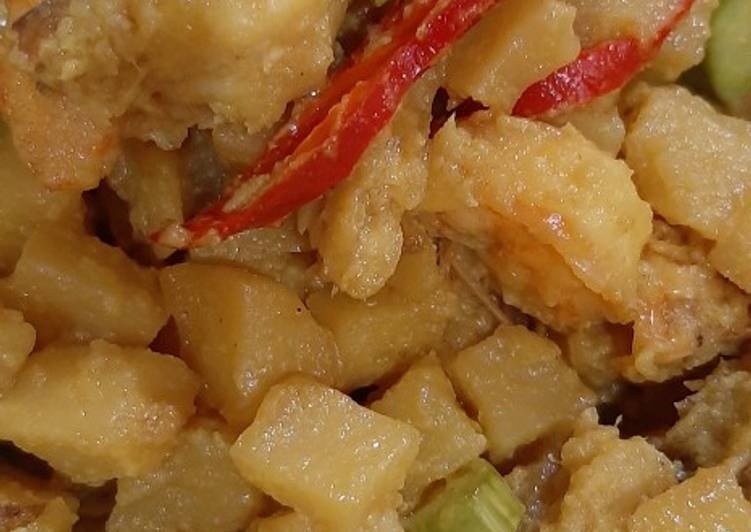 Resep Sambal goreng kentang petai dan udang, Lezat