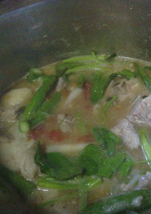 A picture of Pork Rib Sinigang.