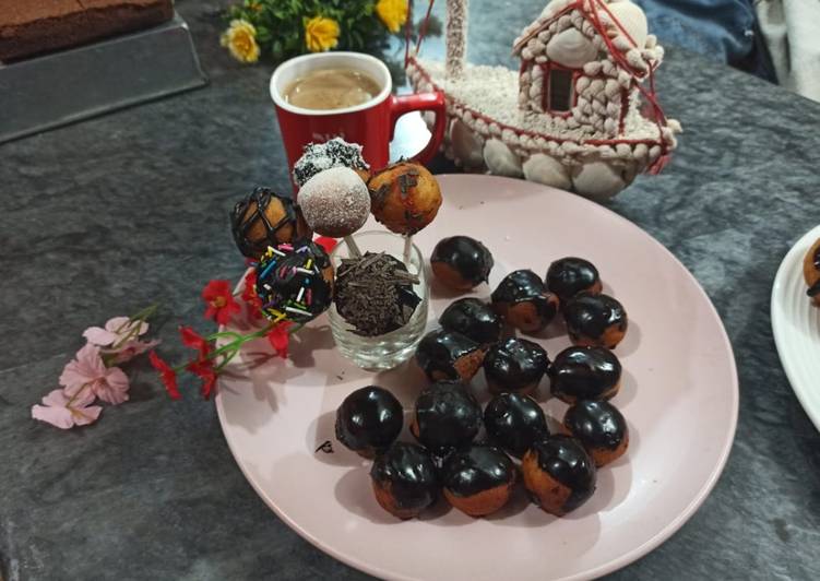 Recipe of Super Quick Homemade Mini chocolate Donuts balls