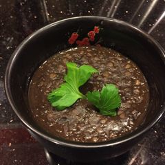 A picture of Salty Pirate's Red Lentil Soup.