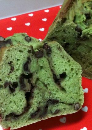 A picture of Simple and Nutritious Tofu Matcha Pound Cake.
