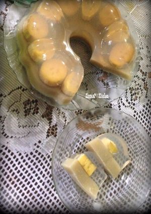 Foto resep Pudding pisang lapis
