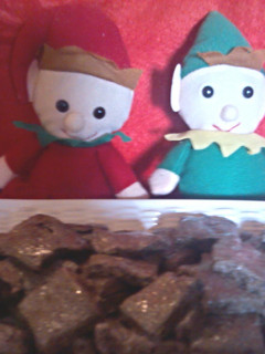 A picture of Lumps of Coal Treats.