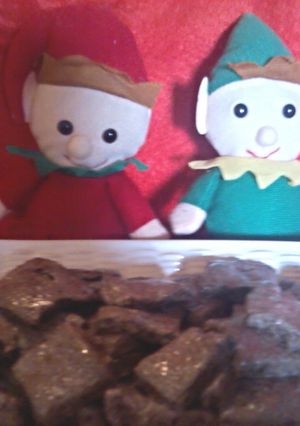 A picture of Lumps of Coal Treats.
