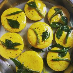 Dhokla A picture of Dhokla.