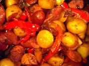 A picture of turkey kielbasa