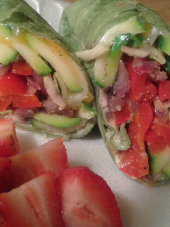 A picture of Veggie Wraps.