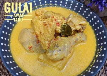 Resep Unik Gulai Ayam Tahu Praktis Enak