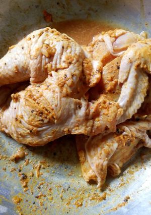 A picture of Chicken marinade.