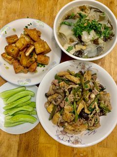 Hình của món Cơm chay 1.