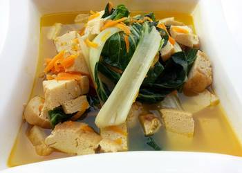 Easiest Way to Recipe Delicious Tofu And Bak Choy Vegan  In 5 Minute