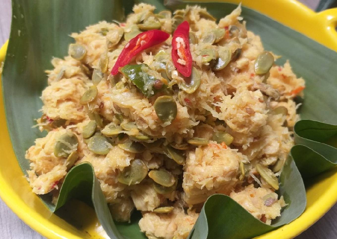 Botok Tempe Lamtoro Tanpa Kukus & Bungkus Daun
