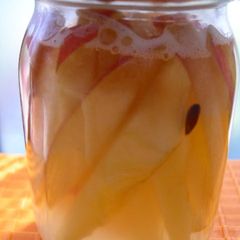 Homemade Apple Leaven (Bread Starter) A picture of Homemade Apple Leaven (Bread Starter).