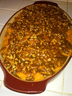 A picture of Sweet Potato Casserole.