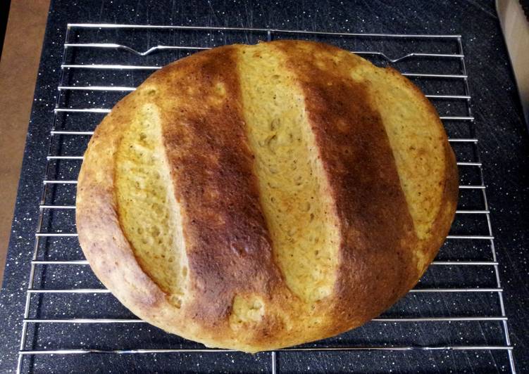 Steps to Make Super Quick Homemade Garlic parmesan bread