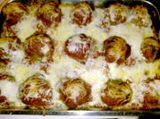 A picture of meatballs spaghetti