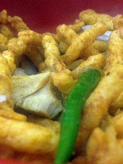 A picture of Chips and Chicken Crunch.