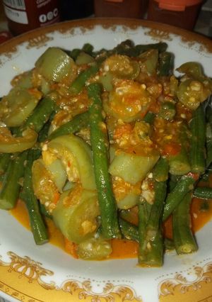 Foto resep Asam manis terong kacang
