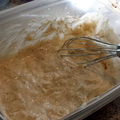 A picture of Homemade Caesar Dressing.