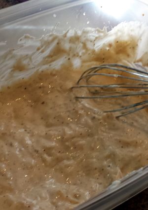 A picture of Homemade Caesar Dressing.