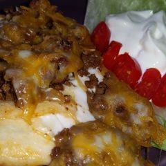 A picture of Creamy Burrito Casserole.